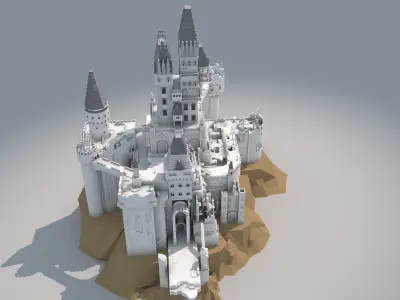 Castle Ruins 3D model by pplve2022