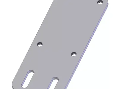 Universal Photo Sensor Bracket - Flat Slot Type M2-5 3D model 3D model