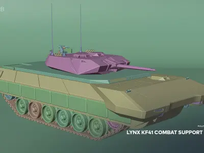 Lynx KF41 Combat Support Vehicle 3D model