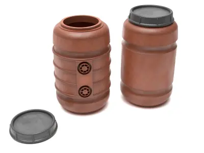 Tatooine Barrels  1-6 scale Hottoys  3D print model