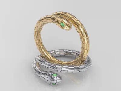 Snake Ring  3D print model