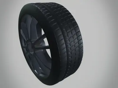 Car Tire 3D model by Asset-World