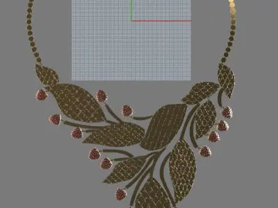 3d model strawbrey tree dsgin 3D model
