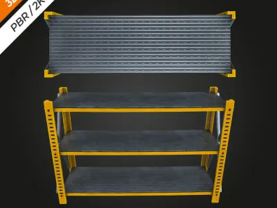 Warehouse Prop Low-poly 3D model purchase