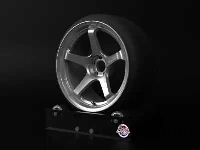 Advan GT Low-poly 3D model