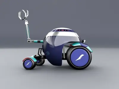 Grappler Robot 3D model