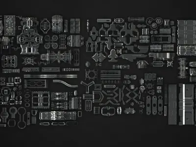 Tech Kit Bash Elements 