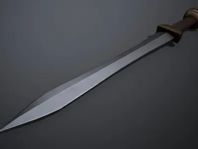 Gladius Low-poly 3D model