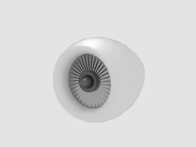  Jet Engine  Low-poly 3D model