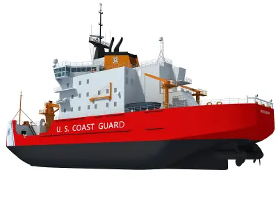 US Coast Guard Icebreaker 3D model