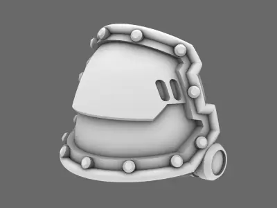Space Knights V2 Metal Storm Shoulder Pads Type B 3D print model