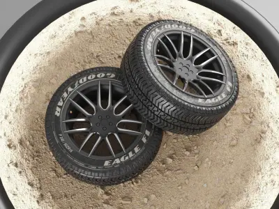 Tire Rim Wheel 3D model