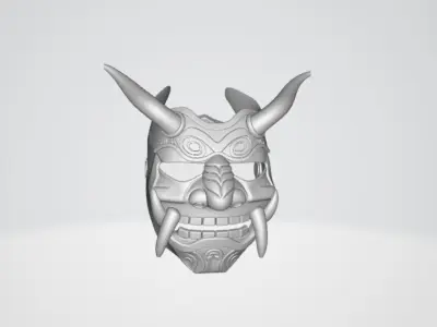 Samuari Mask 6 3D model