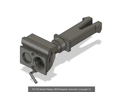 OO HO Model Railway NEM Couplings 3D Model Pack