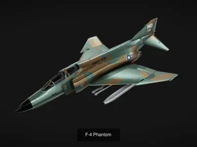 F Jets Collection  3D Model Pack