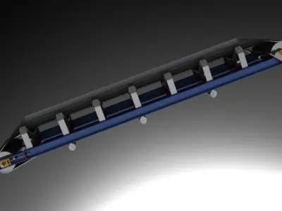 Conveyor battery pack 3D model