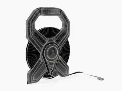 Stanley open reel fibreglass tape 3D model