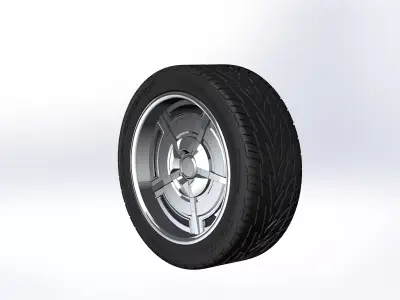 Custom wheels Raceline C10 for your scale model 3D print model