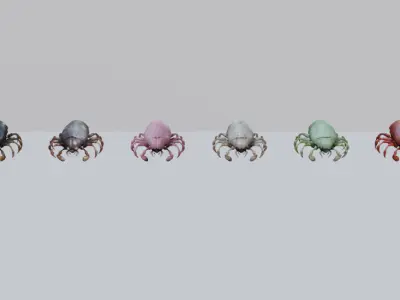 Alien Insect 3D Model pack 3D model