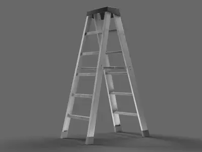 Ladder-Low Poly Low-poly 3D model
