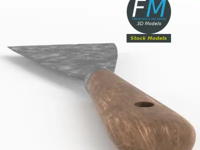 Mason spatula 3D model