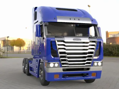 Freightliner Argosy 2017 Low-poly 3D model