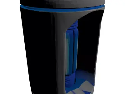 Futuristic Energy Core Device 3D model purchase