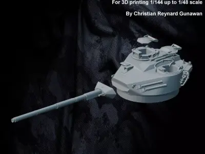 Sweden IKV 91 Infanterikanonvagn 91 3D print model