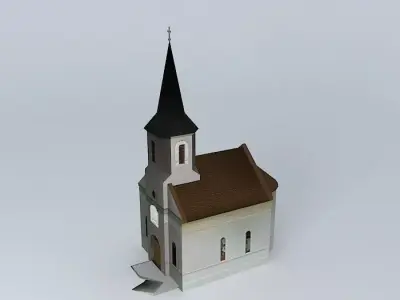 St Anthony the Hermit Chapel Free 3D model