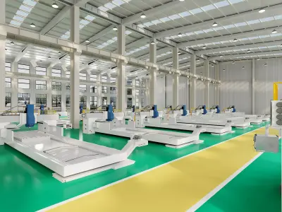 Factory 3D model buy