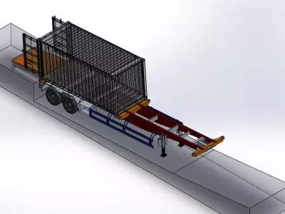 Hydraulic Dock Leveler 3D model
