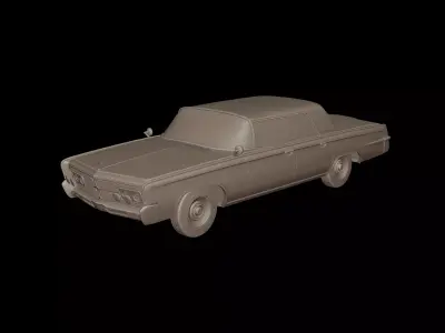 Chrysler Imperial Crown 1965 3D print model