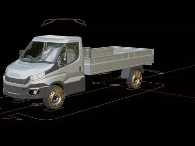 Iveco Daily Pickup Truck 3D model