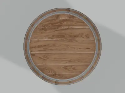 Medium Toasted British Barrel 3D model