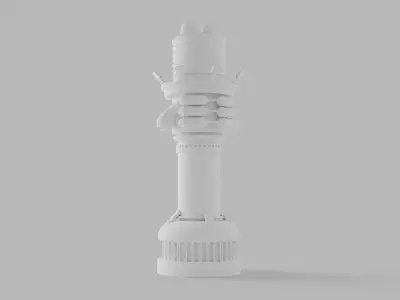 Sci-Fi Lab Assets 3D model