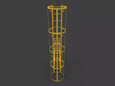 Ladder V02 - High Poly 3D model