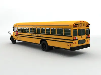 School Bus  3D model purchase