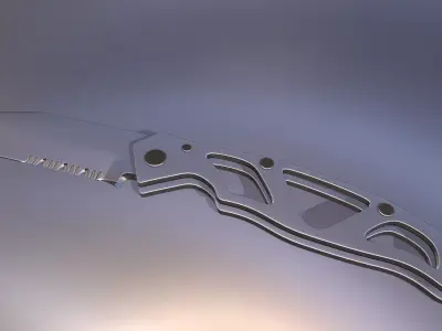 Hunting knife 3D model