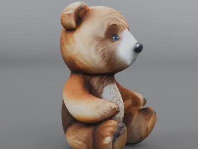 teddy bear 3D model