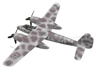 Focke Wulf Ta154 moskito 3D model purchase