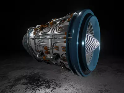 HAVOC-A01 Fictional Jet Engine 3D model