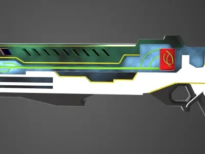 si-fi gun 3D model