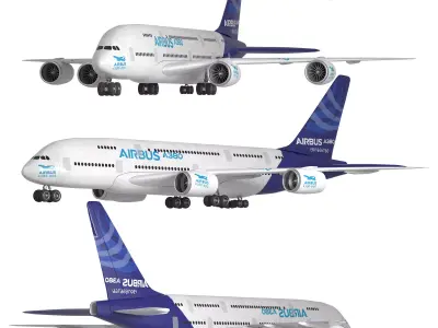A380 Airplane 3D model