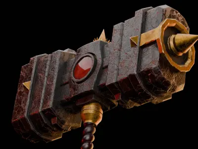 Warhammer Low-poly 3D model purchase