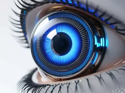 Cybernetic Eye Implant 3D Model 3D model buy