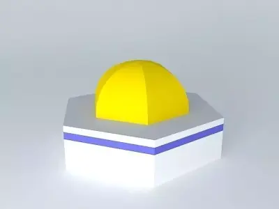 Golden Dome Mosque 3D model