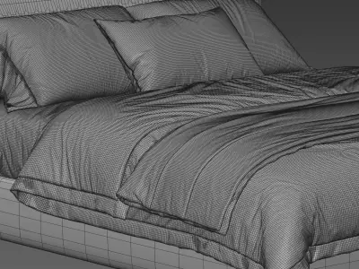 Alberta Laguna Bed 3D model purchase