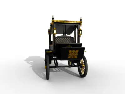 Hearse 3D model