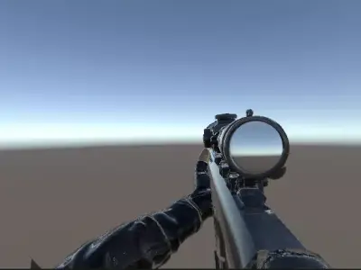 Free sniper controller Free 3D model