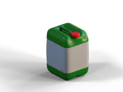 Canister Industrial Carafe 25 Liters Pack 2 Low-poly 3D model buy